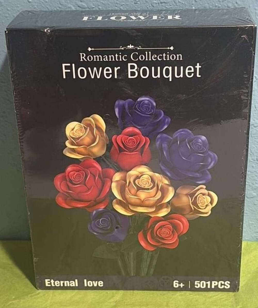 Romantic Collection Flower Bouquet Building Set 501 Pcs